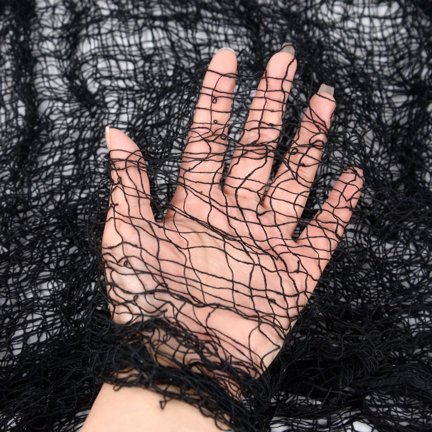 2/4M Horror Halloween Decoration Black Gauze Artificial Spider Web for Haunted House Halloween Party Home Decor Scary Scene Prop
