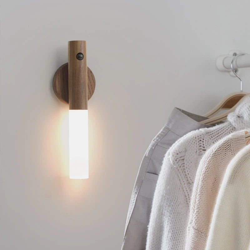 LED USB Night Light Magnetic Wall Lamp Kitchen Cabinet Closet Light Home Staircase Bedroom Table Move Lamp Bedside Lighting Lamp