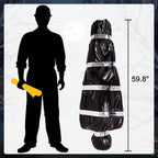 Hanging Corpse Prop Bag, Scary Halloween Decoration, Haunted House Decor, Outdoor Halloween Clearance, Realistic Fake Body