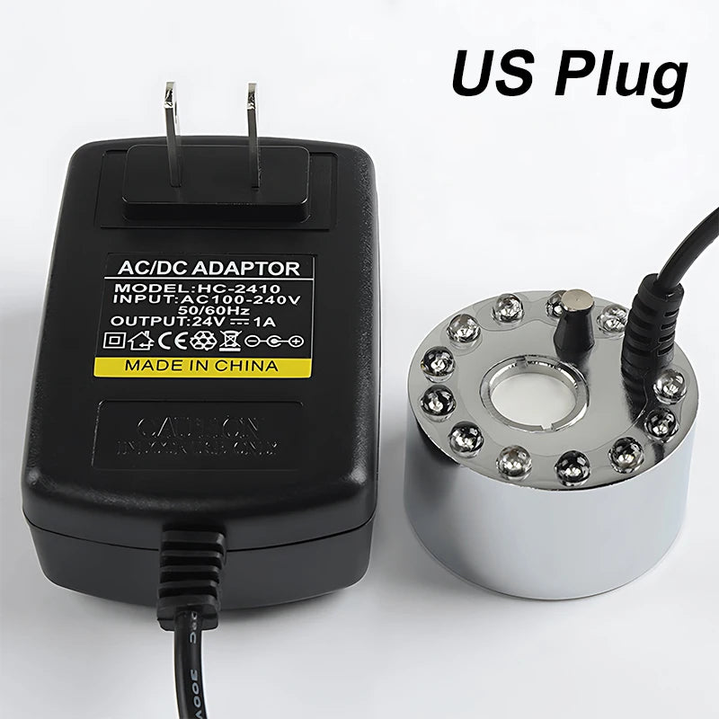 Mini LED Pumpkin Light Fogger Water Fountain Pond Fog Machine for Halloween Christmas Easter Party Festival Decoration 2023