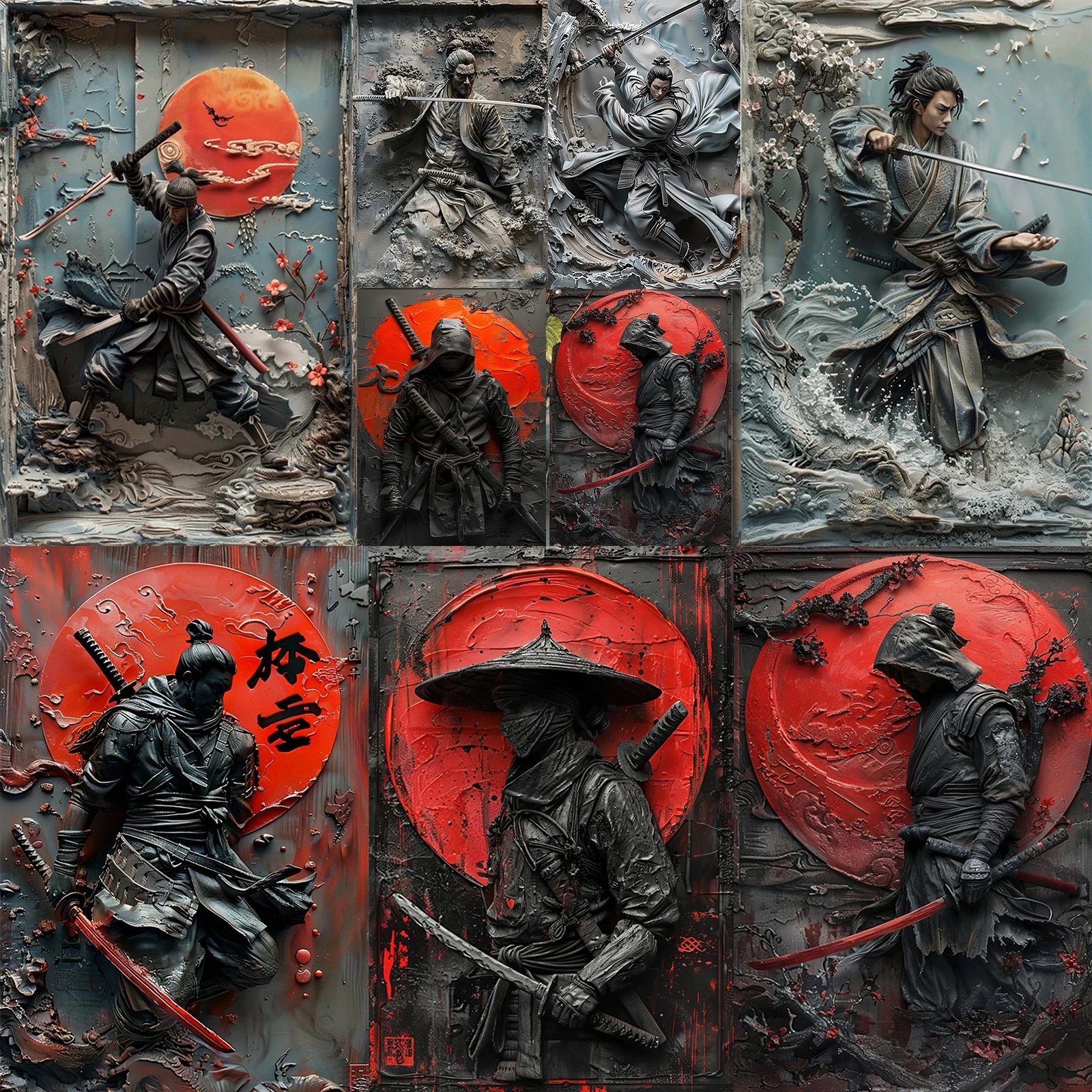 Samurai Wall Decor
